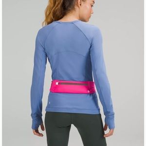 Black lululemon Fast and Free Running Belt
